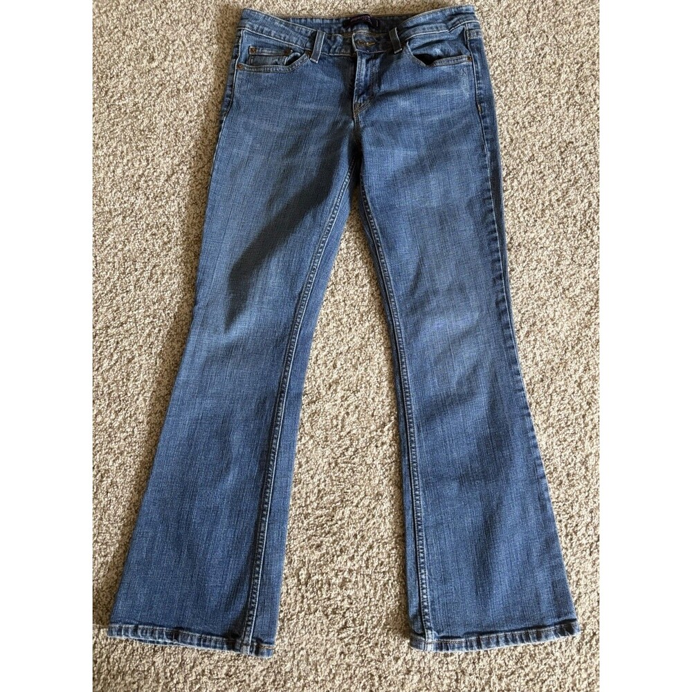 Women's Levi Super low 518 Low Rise Flare Jeans, Size 9 Short